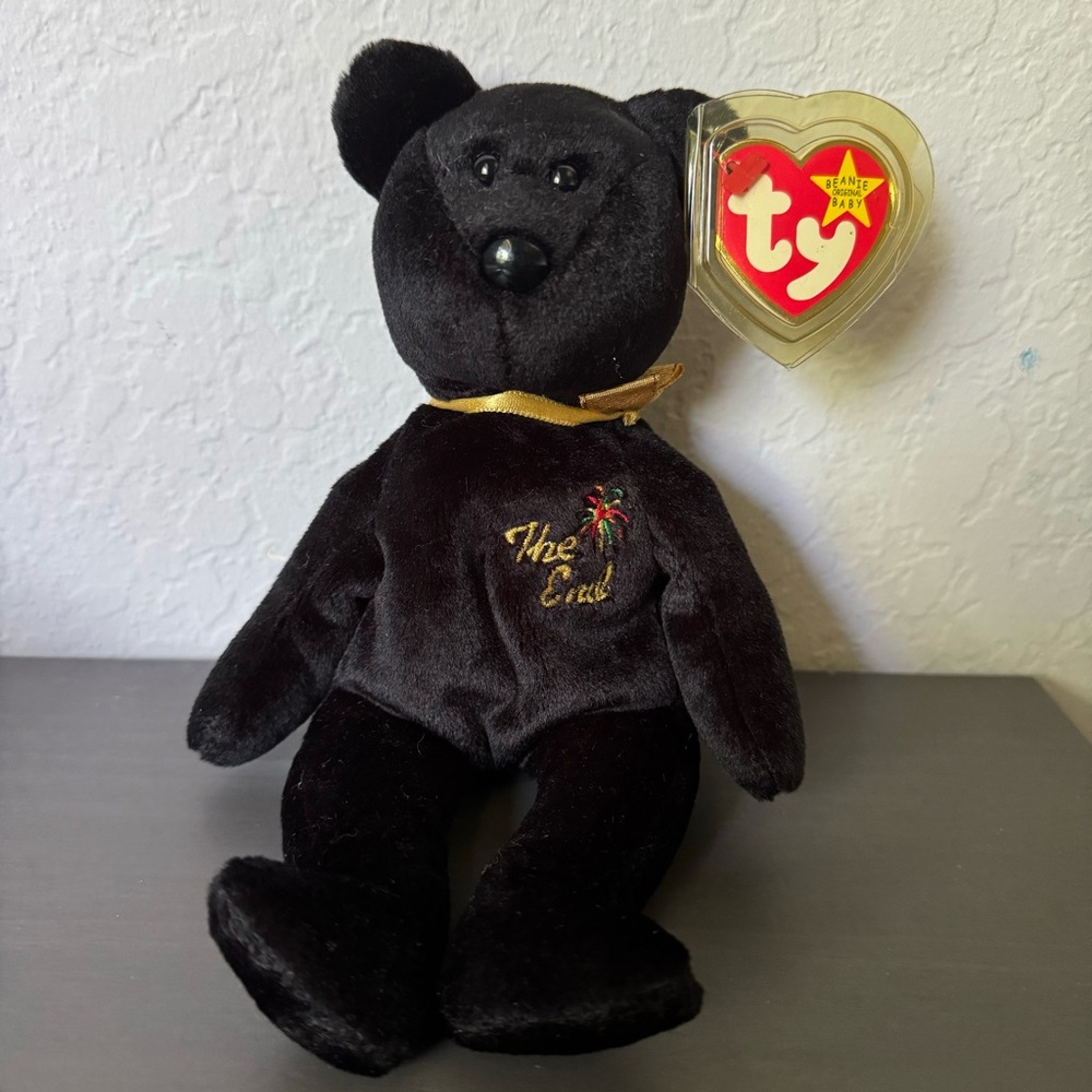 Ty The End The Bear Beanie Baby (Retired 1999)